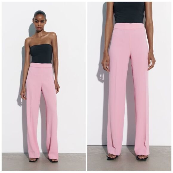 Zara Pants - ZARA FLUID HIGH WAIST PANTS